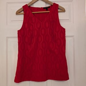 Banana Republic Vivid Red Sleeveless Top Women's Size Medium